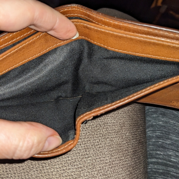 Vintage Men's Coach Bifold Wallet Leather Wallet RARE DESIGN - Picture 8 of 14